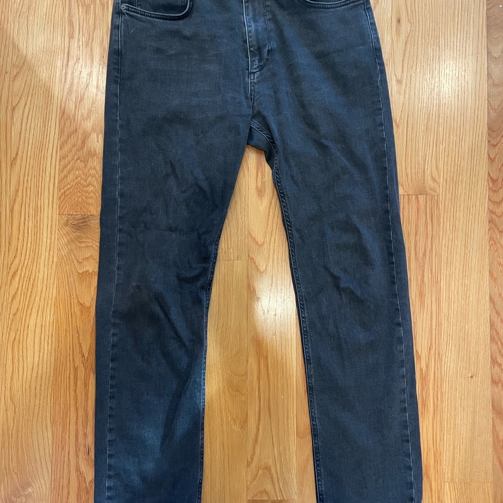 Marine Layer Black Men's Straight Jeans